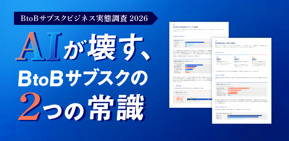 BtoBサブスクビジネス実態調査2026